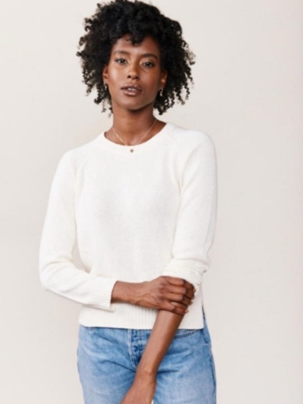 Able Lily Ivory Sweater